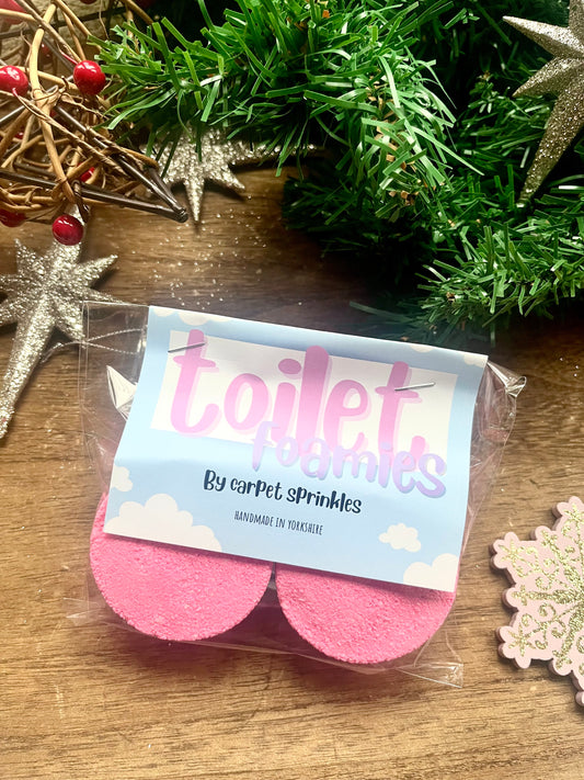 Snowy fairies toilet foamies