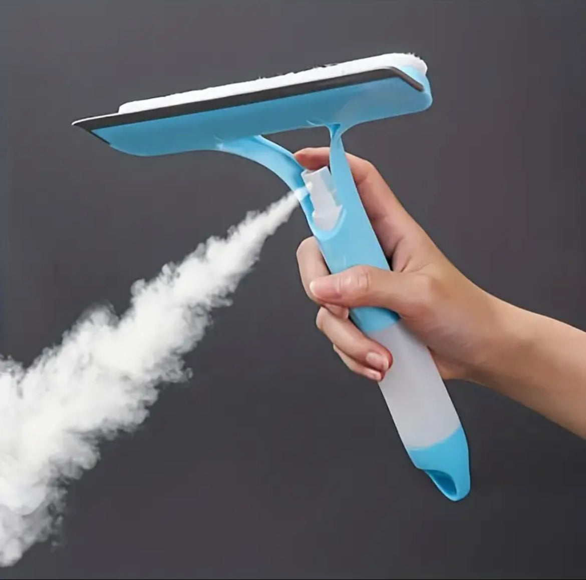 Window cleaner with spray
