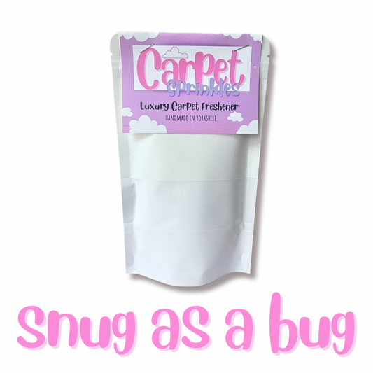 Snug as a bug carpet freshener / floor fragrance / carpet sprinkles
