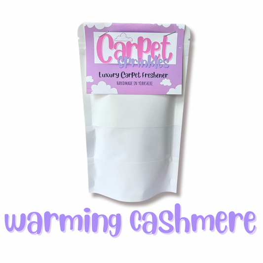 Warming Cashmere sprinkles - carpet freshener - floor fragrance