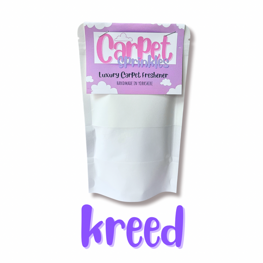 Kreed carpet sprinkles / carpet fresh / floor fragrance