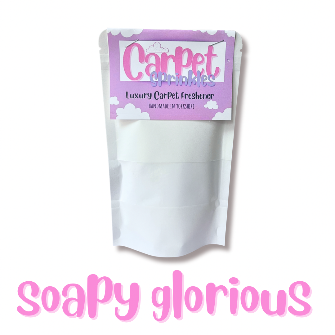 Soapy Glorious carpet fresh / carpet sprinkles / floor fragrance