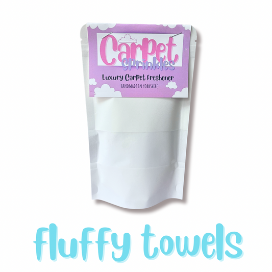 Fluffed Towels carpet fresh / carpet sprinkles / carpet powder