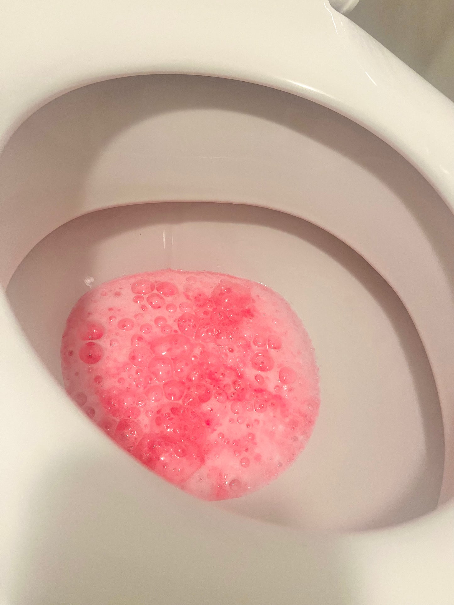 Snowy fairies toilet foam