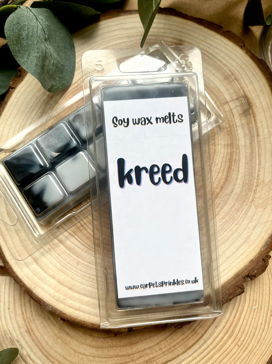 Kreed luxury soy wax melts - highly scented,heart clamshell 80gram.