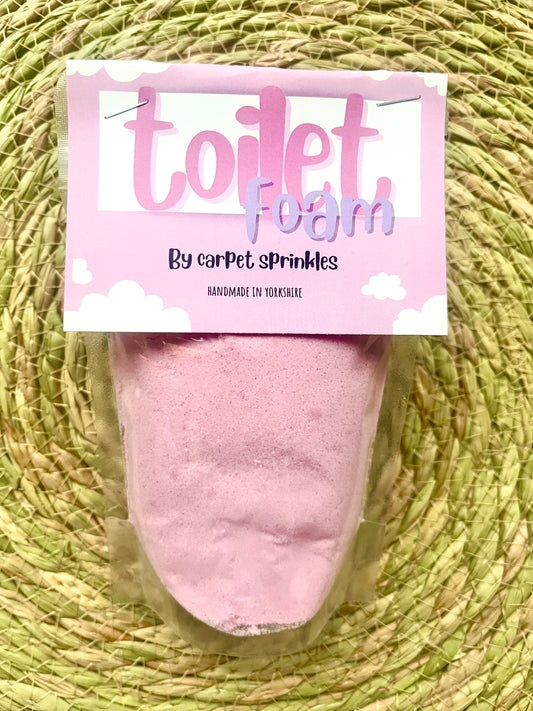 Snowy fairies toilet foam
