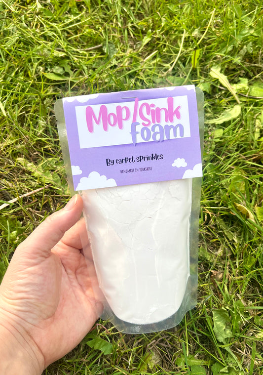 Magical mop and sink foam