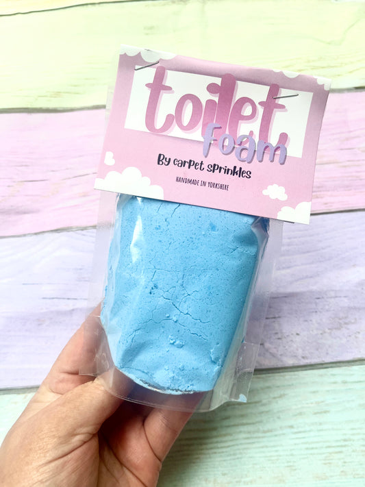 Glass slipper toilet foam