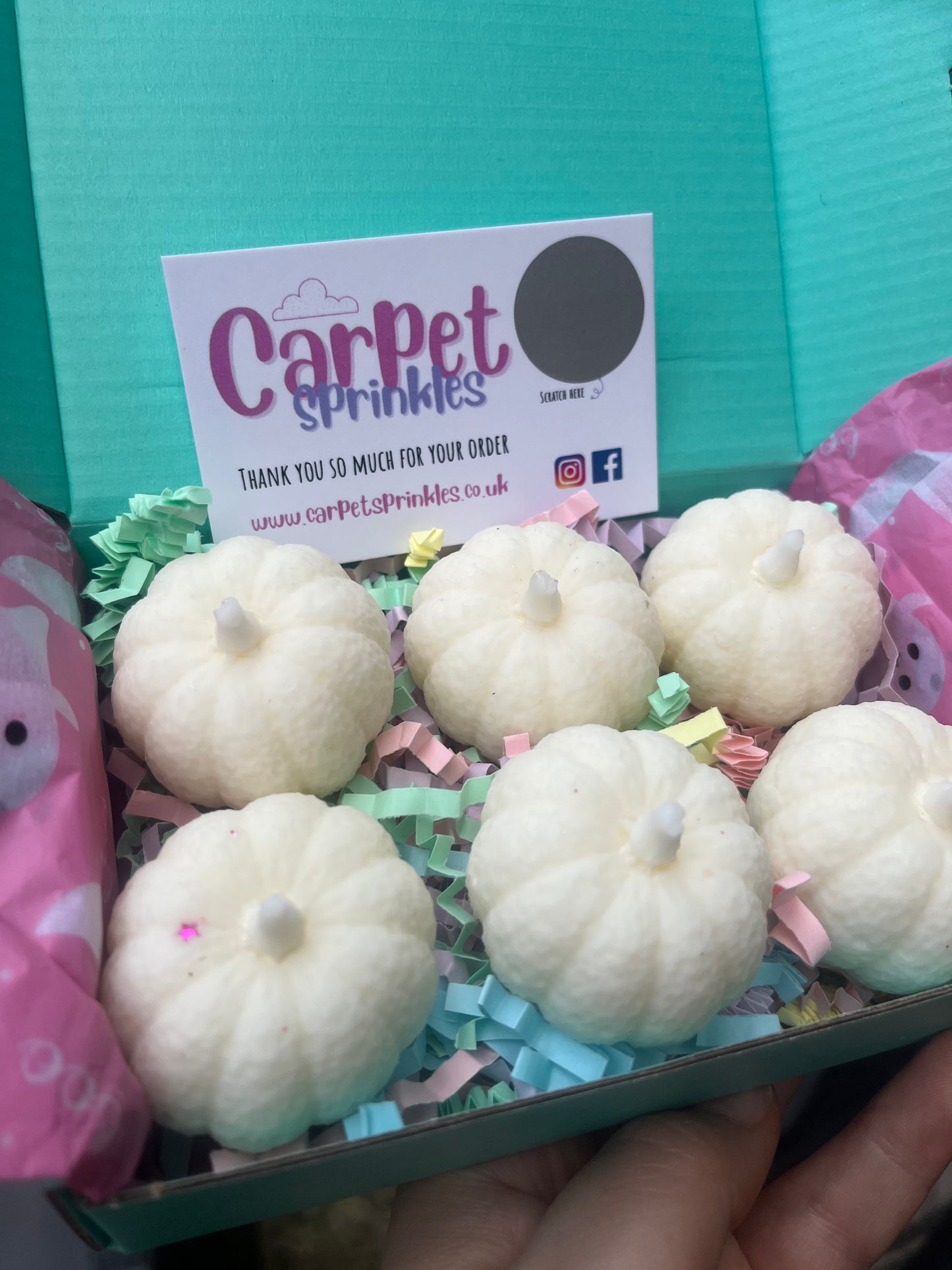 Halloween wax melt pumpkins