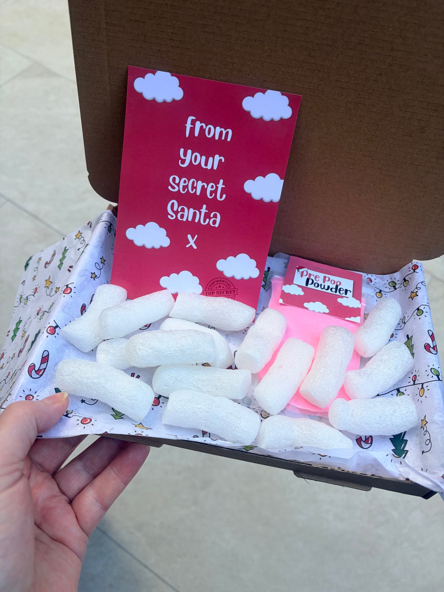 Secret Santa pre poo powder