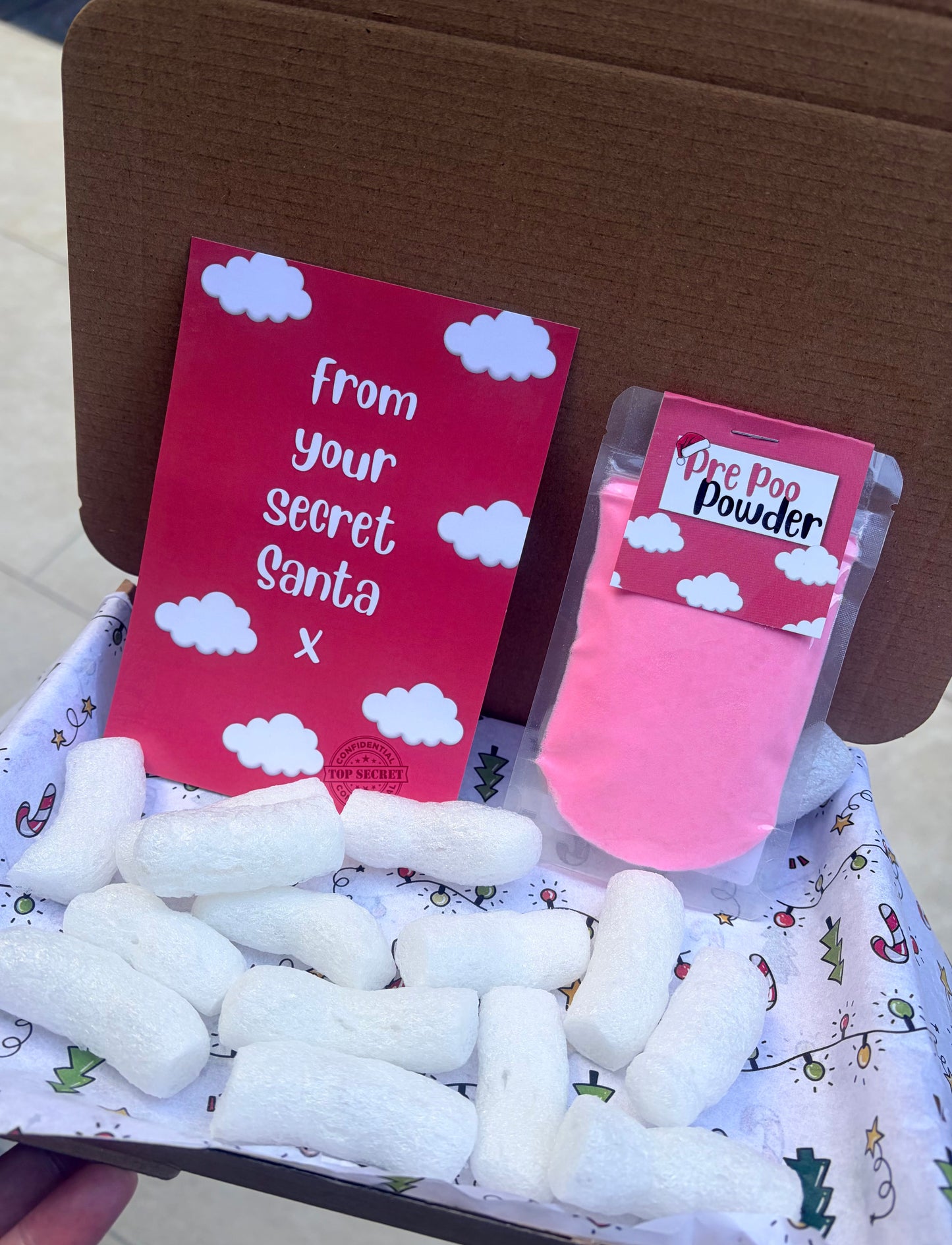 Secret Santa pre poo powder