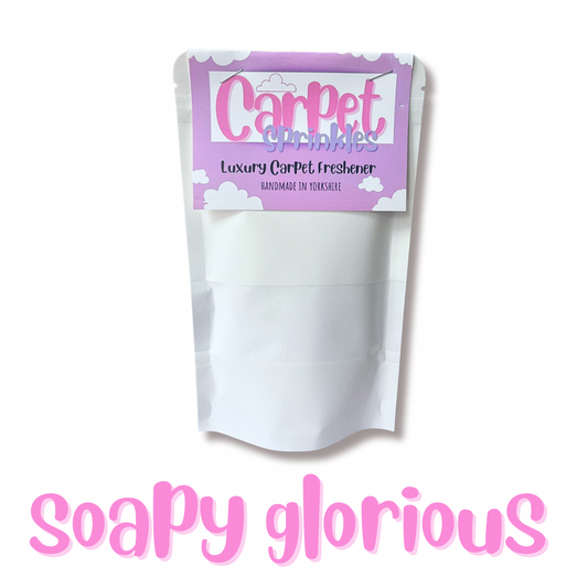 Soapy Glorious carpet fresh / carpet sprinkles / floor fragrance